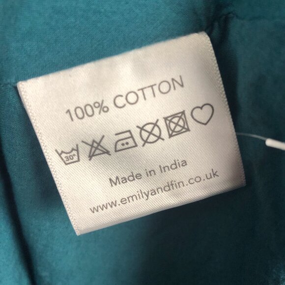 Modcloth Emily And Fin Snow Capped Houses Chalet Print Dress Size Medium - Picture 7 of 9